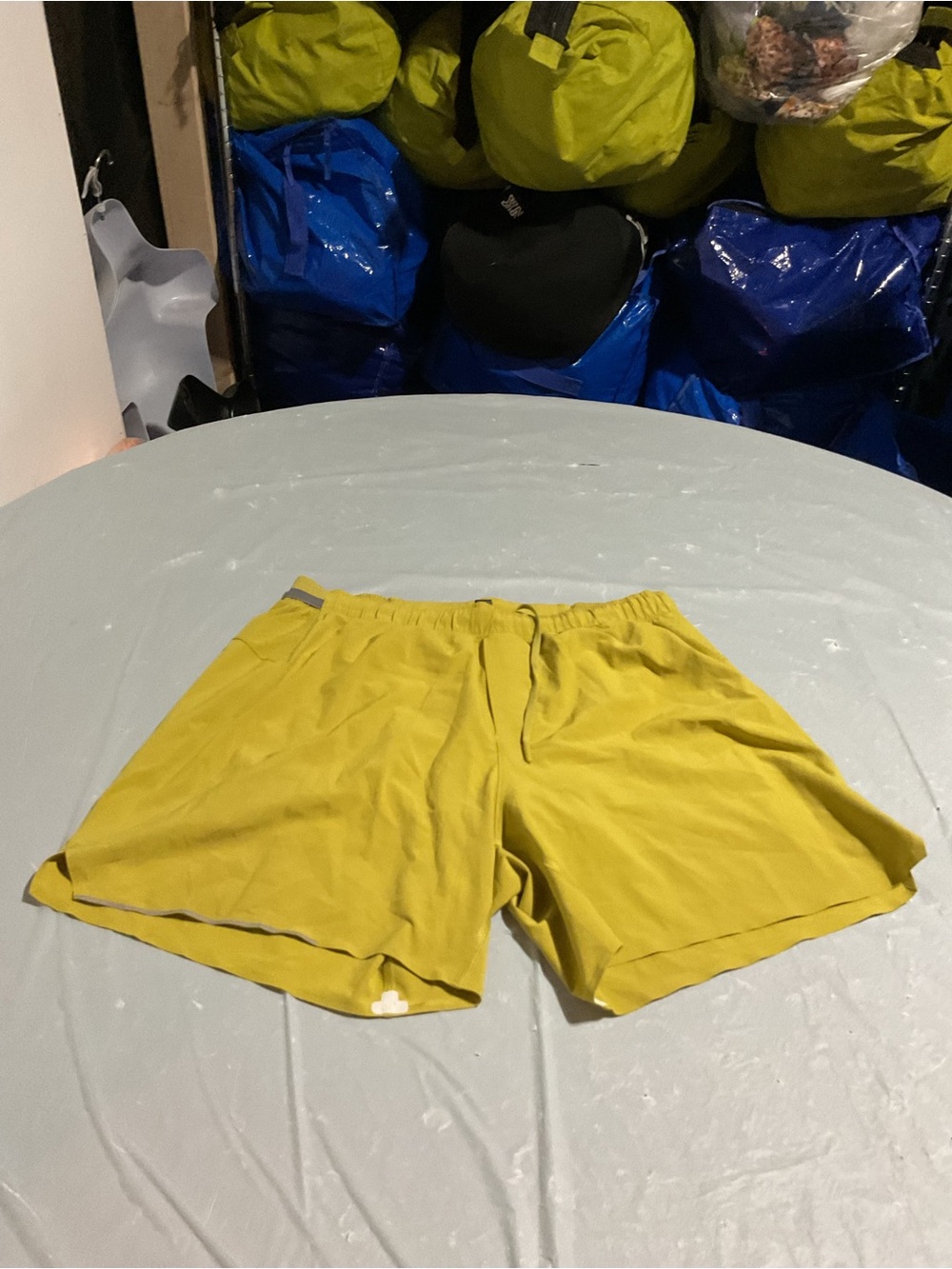 Performance Shorts in Olive Green
